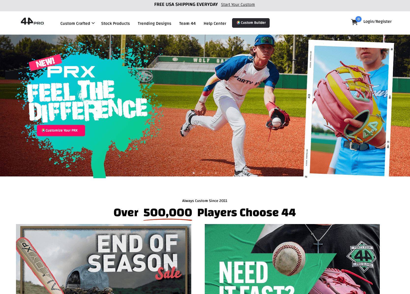 44pro – Custom Product E-commerce Platform