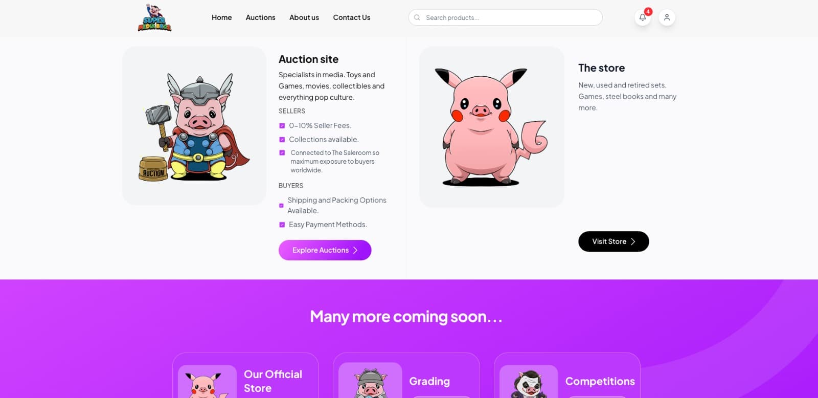 Super Media Bros - Premium Auction Platform