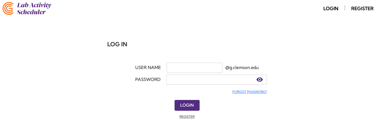 Clemson University Printing Lab Scheduler