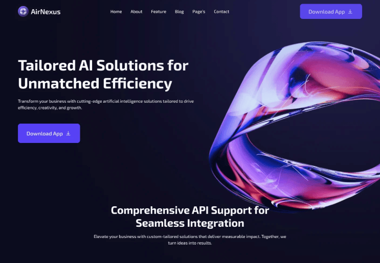 High-Converting B2B Tech Landing Page