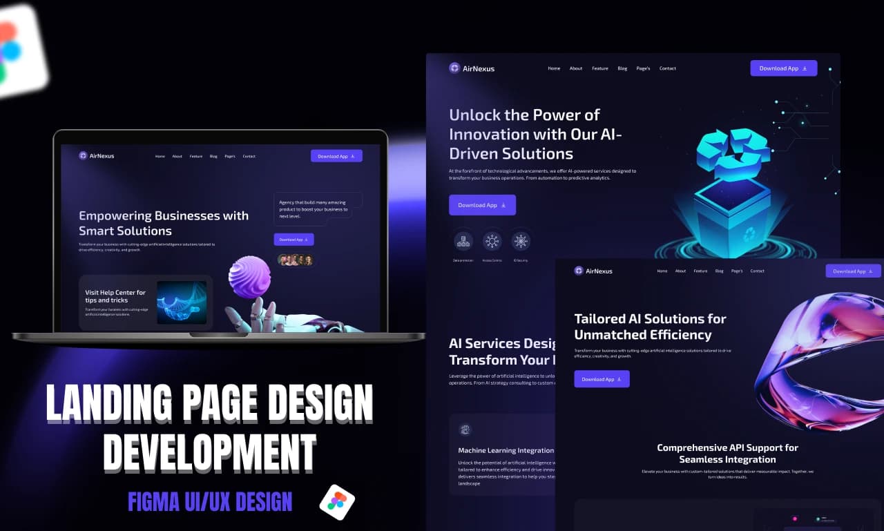 High-Converting B2B Tech Landing Page