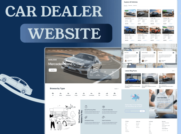 Dynamic Car Dealer Website