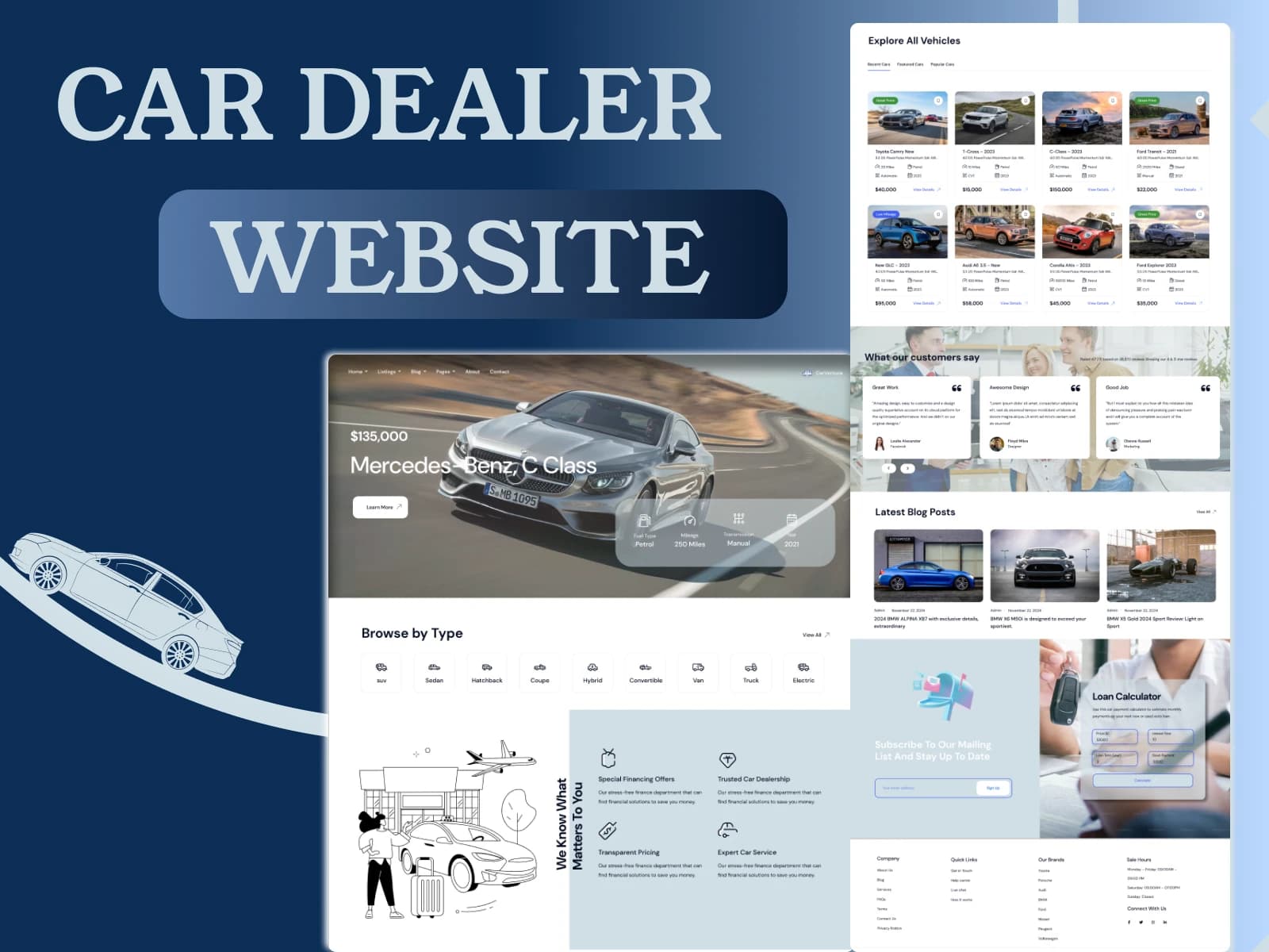 Dynamic Car Dealer Website