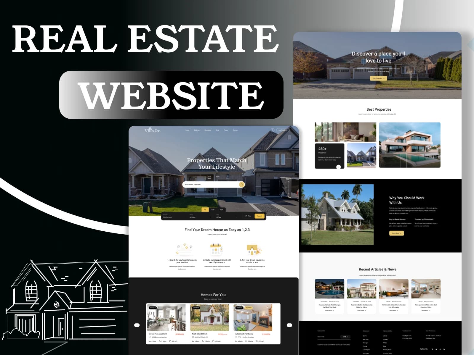 Modern Real Estate Website Design